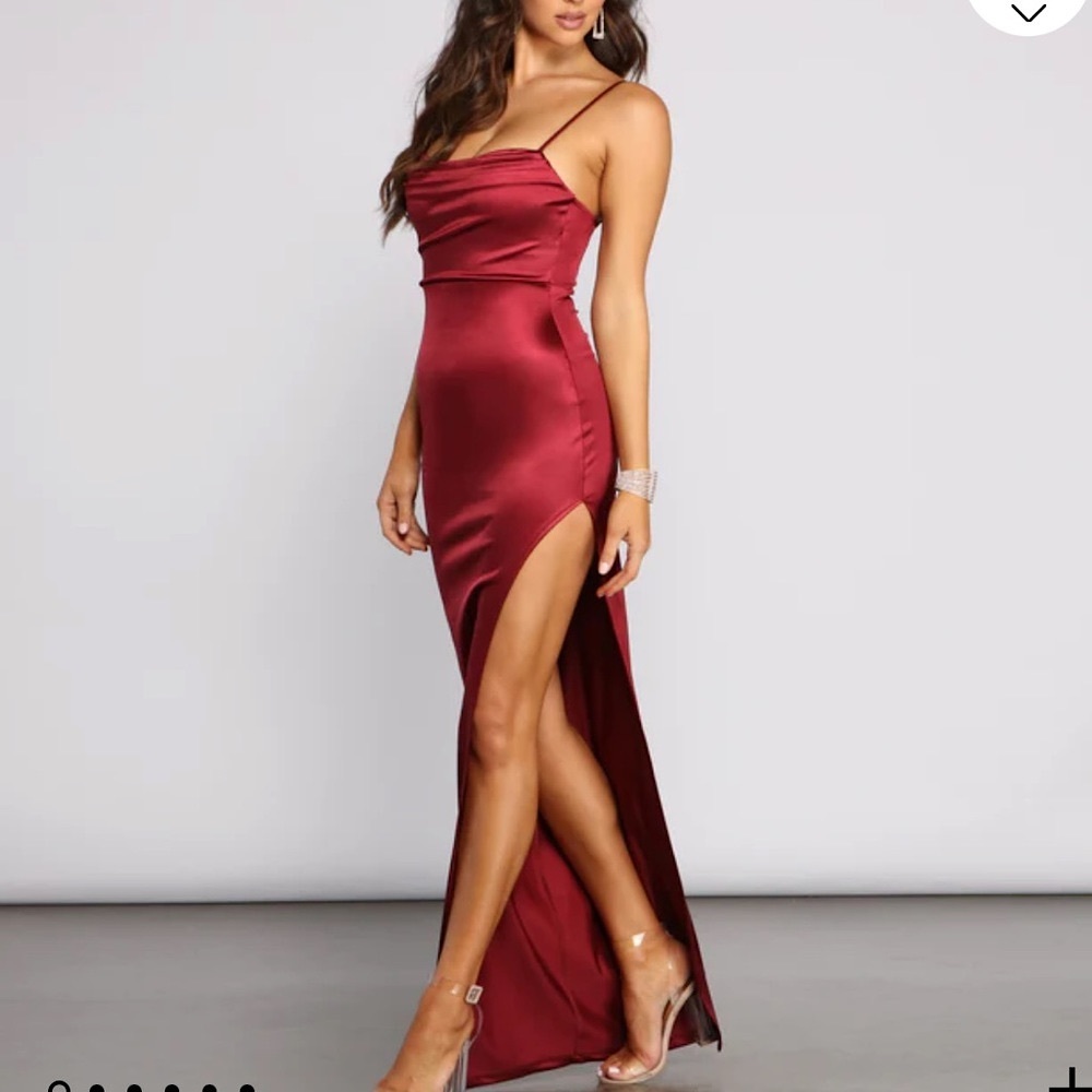 Dress, burgundy, Size S